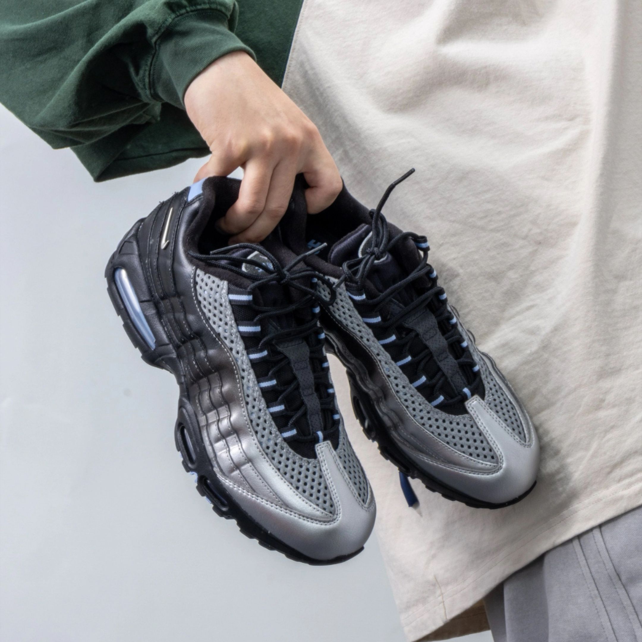 NICEDAY 代購 Nike x Palace AIR MAX 95 聯名款 銀子彈 漸層 IQ7708-095