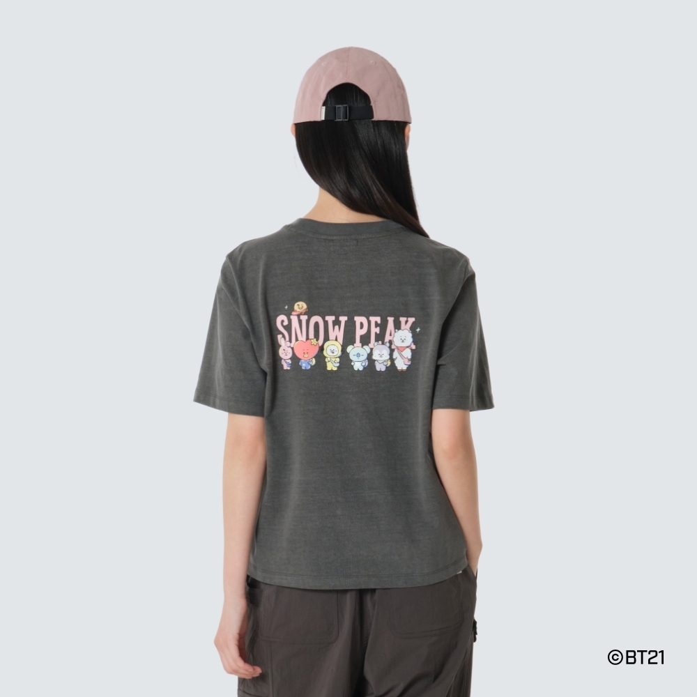 Snow Peak x BT21 女款半截短袖上衣 S26MWF-TS91