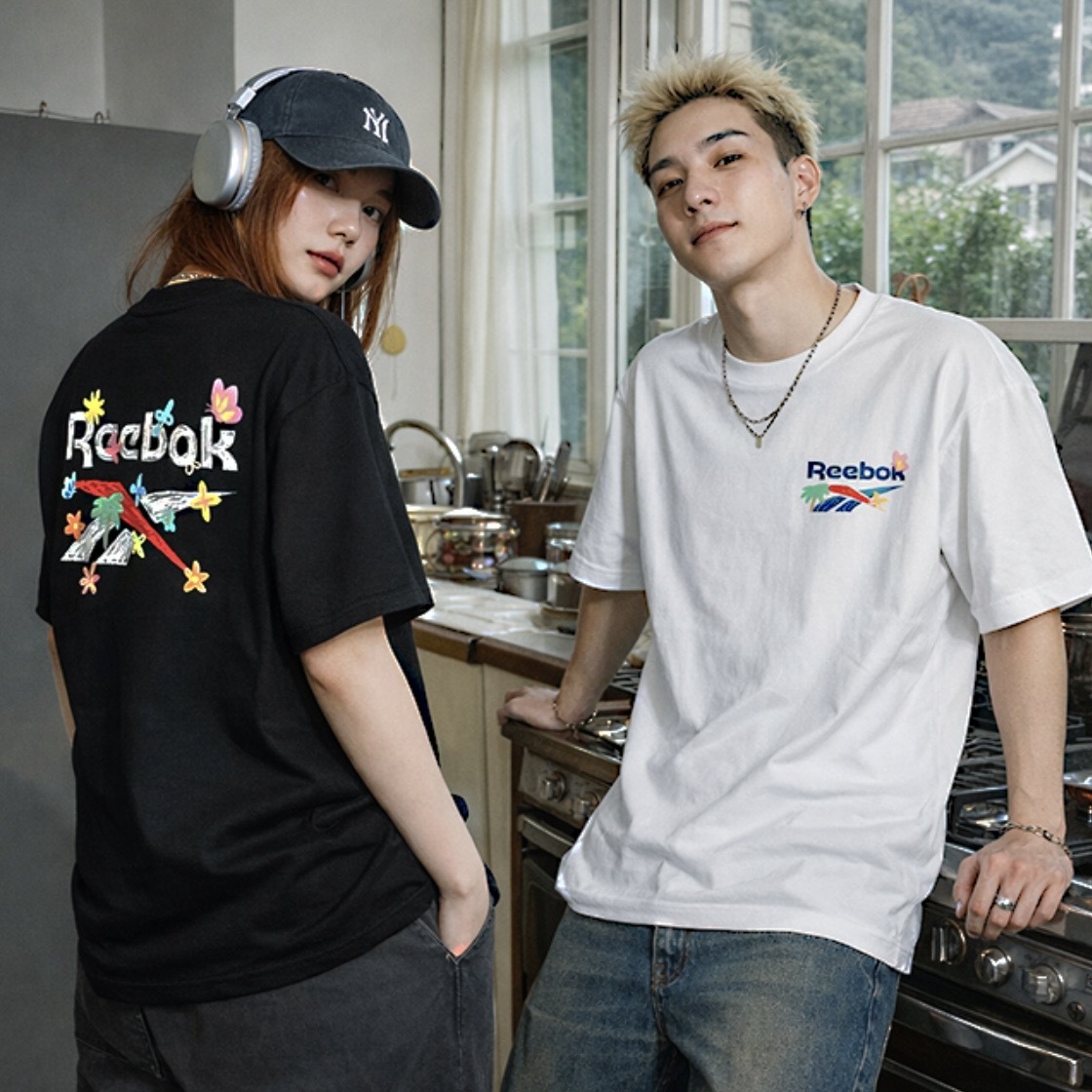 預購 Reebok 280g 高磅數 「蠟筆塗鴉」短T