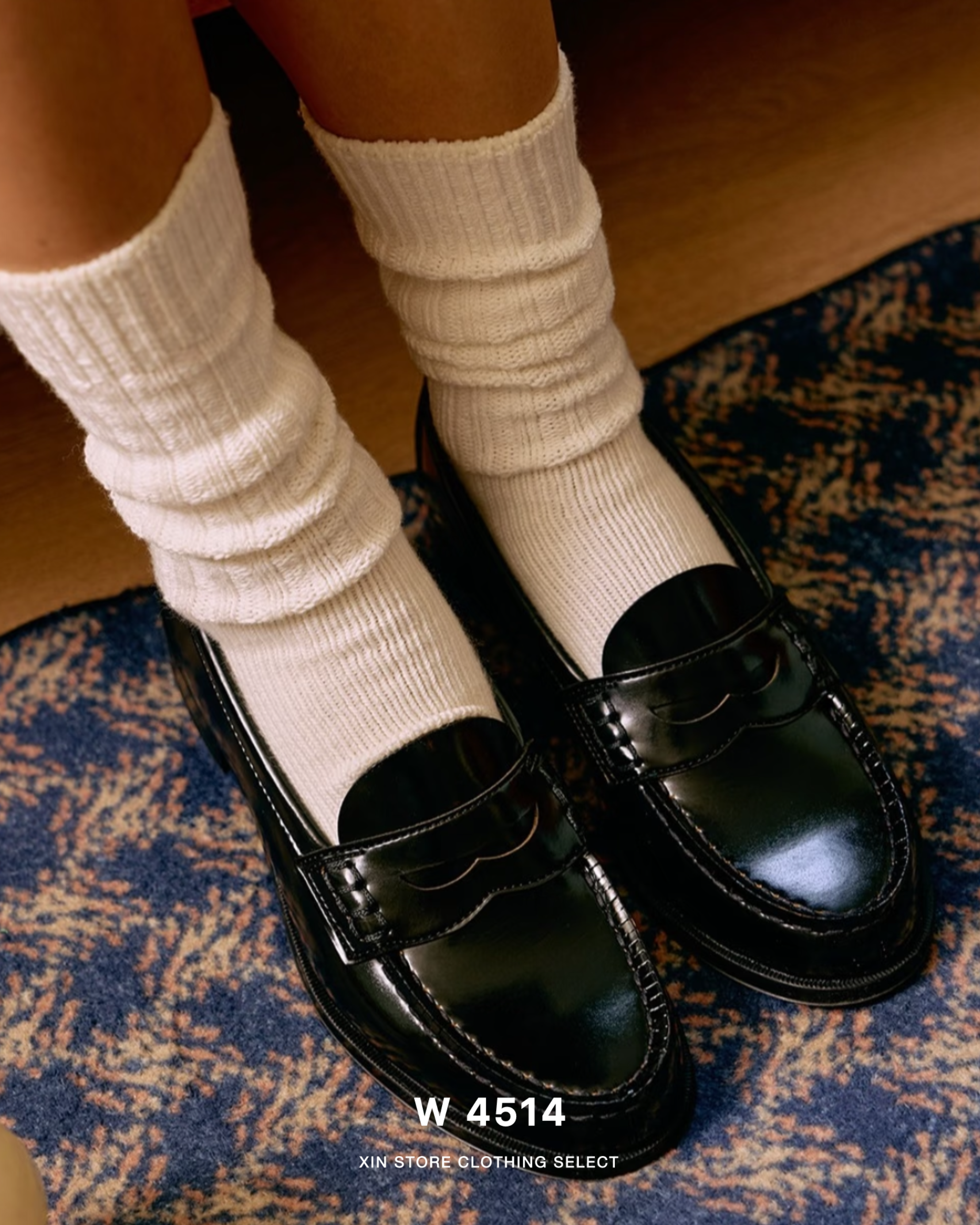 <日本製> 女款 日本 限定 HARUTA Loafer 4514 經典 合成 皮革 防潑 樂福鞋 兩色
