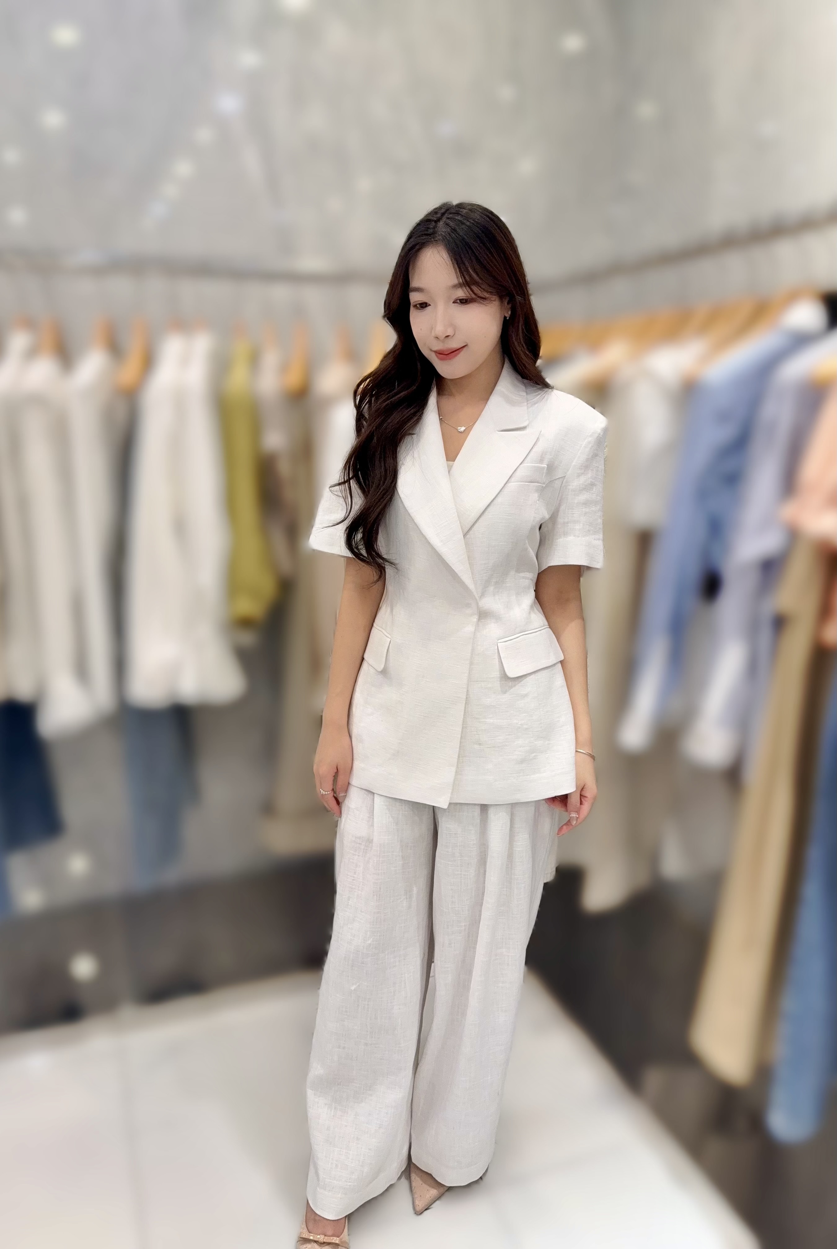 JY04  棉麻橡根褲 腰25-33 HIP50 長41 $789 ( 一口價)