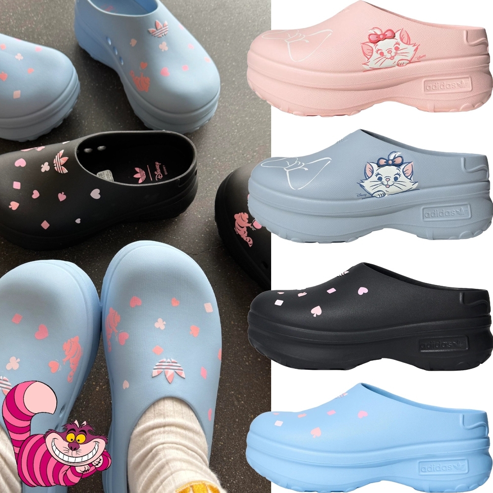 迪士尼 DISNEY x  adidas originals AdiFOM Mule 增高 包頭 拖鞋 穆勒鞋