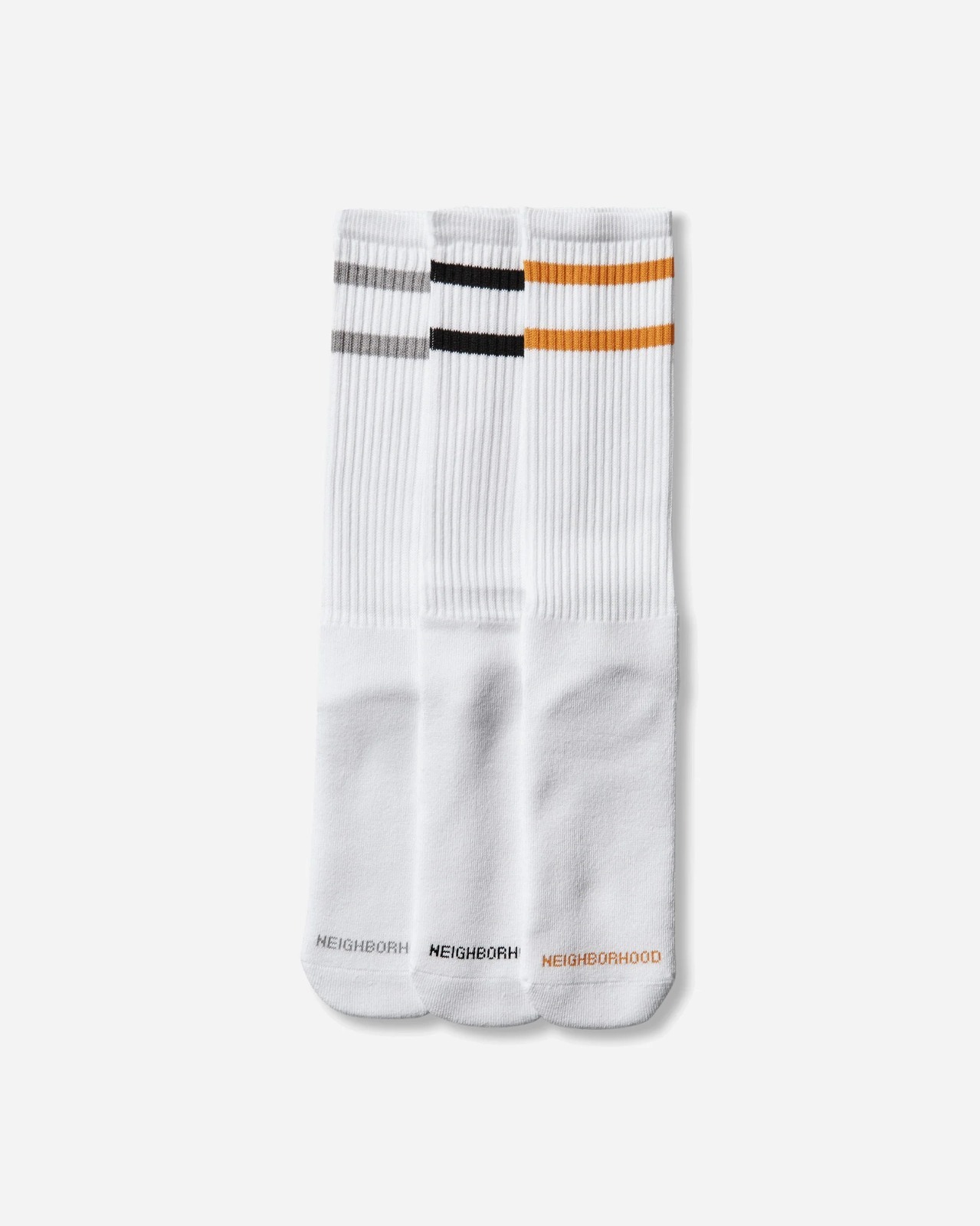 現貨|Neighborhood Classic 3-Pack Socks White 261KWNH-UWM01