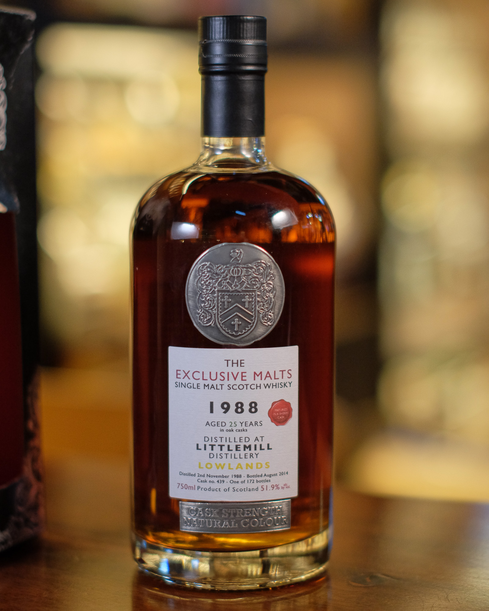 Littlemill 1988/2014 25YO Sherry Cask #439 51.9% Creative Whisky Company