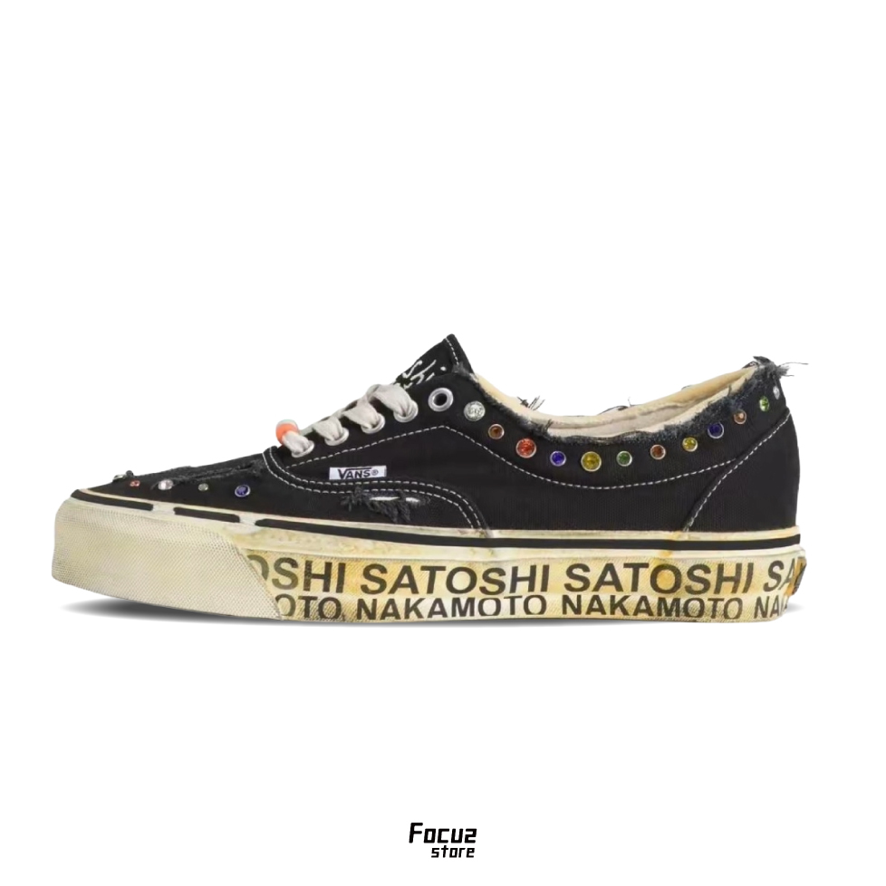 【Focus Store】預購 Satoshi Nakamoto x Vans Era 95 OTW "Lucky Charm" 寶石 黑色 聯名款 中本聰 VN000EFEBLK