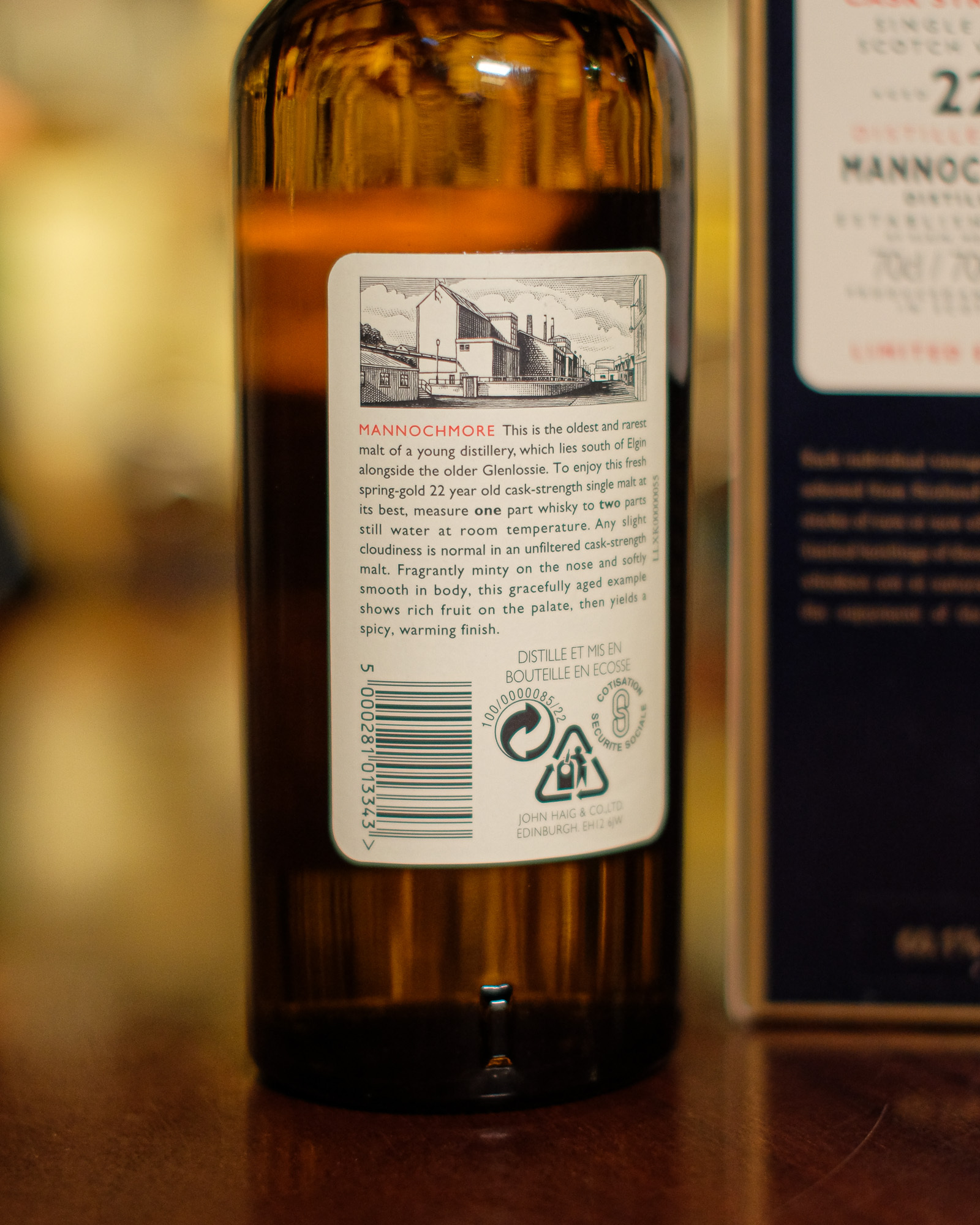 Mannochmore 1974/1997 22YO 60.1% Rare Malts