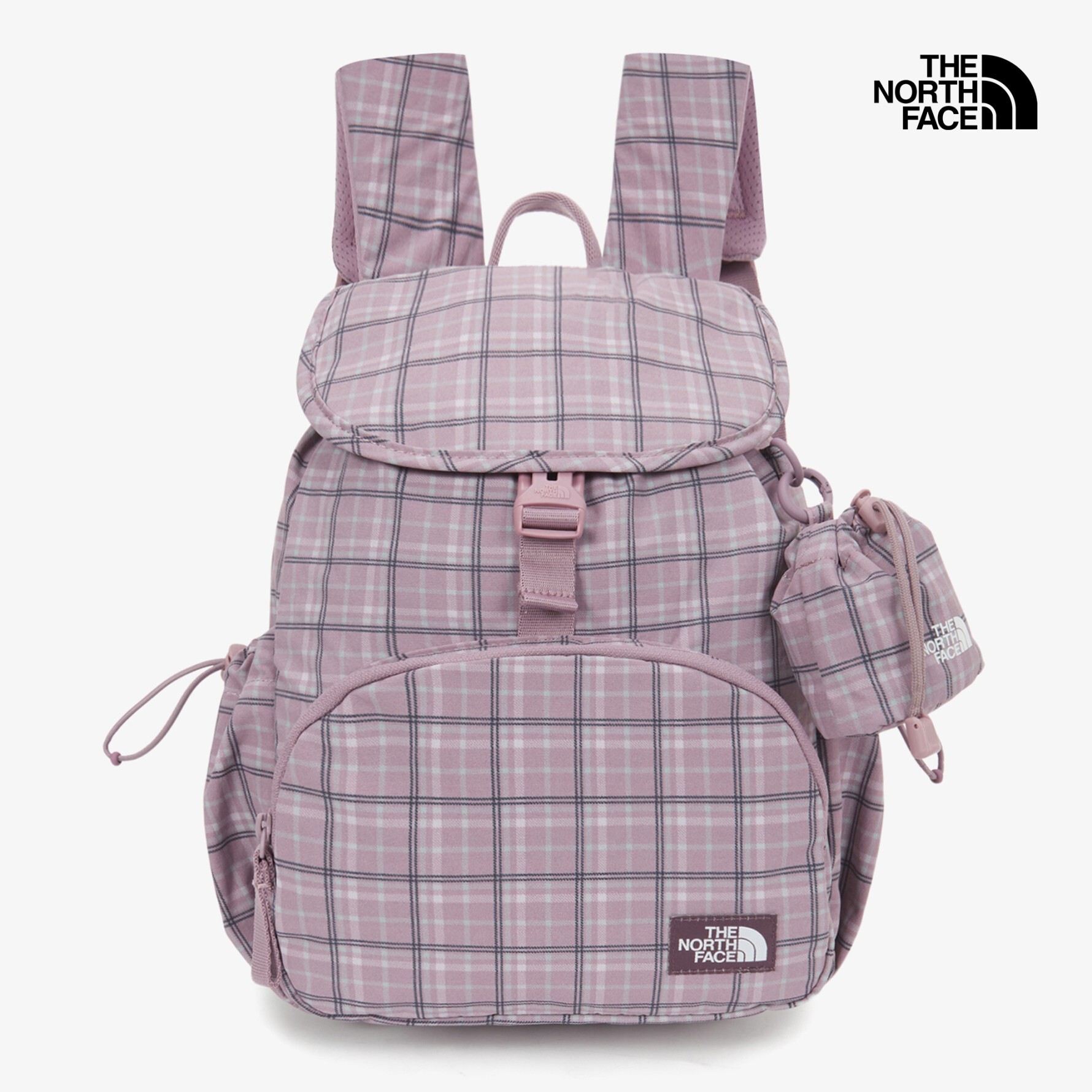 【代購】 THE NORTH FACE W'S BREEZE BACKPACK 輕量格紋翻蓋後背包 NM2DS19