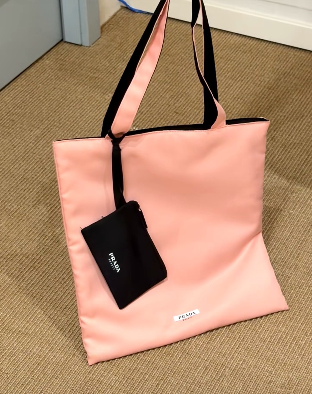 Prada beauty Gift 雙面 Tote Bag 可上肩