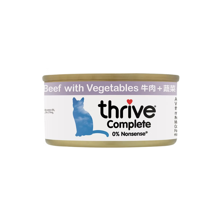 Thrive 脆樂芙貓主食罐頭 | 牛肉+蔬菜 | 75g