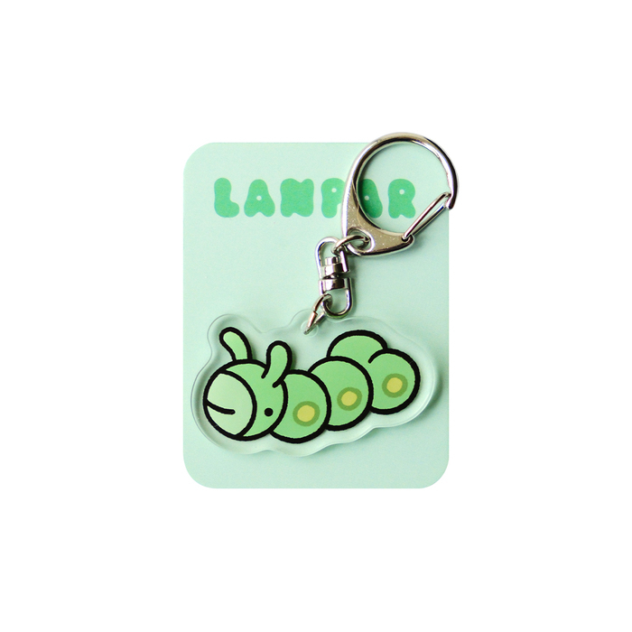 Lanparman｜壓克力吊飾｜毛毛蟲ㄐㄐ