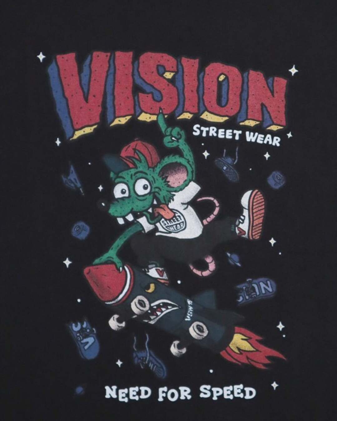 【VISION STREET WEAR】Rat Graphic街頭插畫短TEE