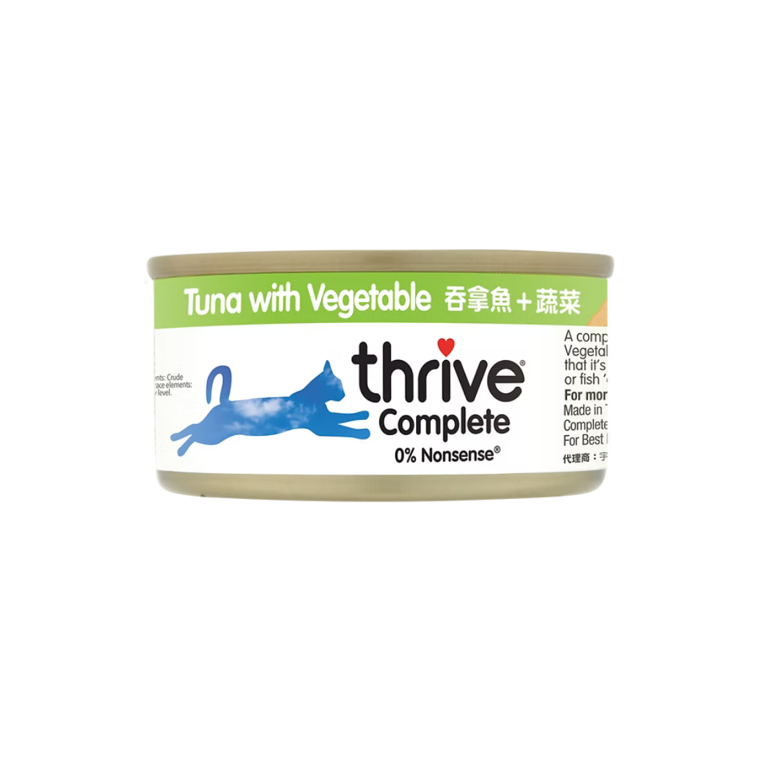 Thrive 脆樂芙貓主食罐頭 | 吞拿魚+蔬菜 | 75g