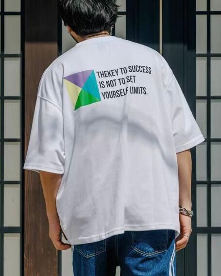 英文字圖案短袖Tee T5933