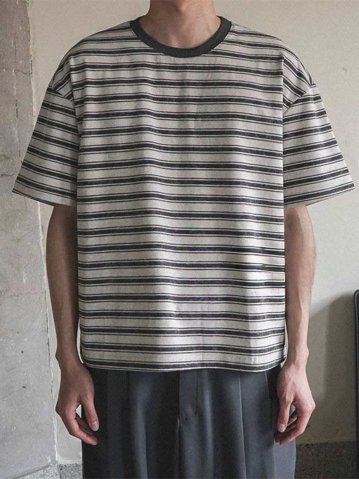 橫間短袖Tee Lowell-098T