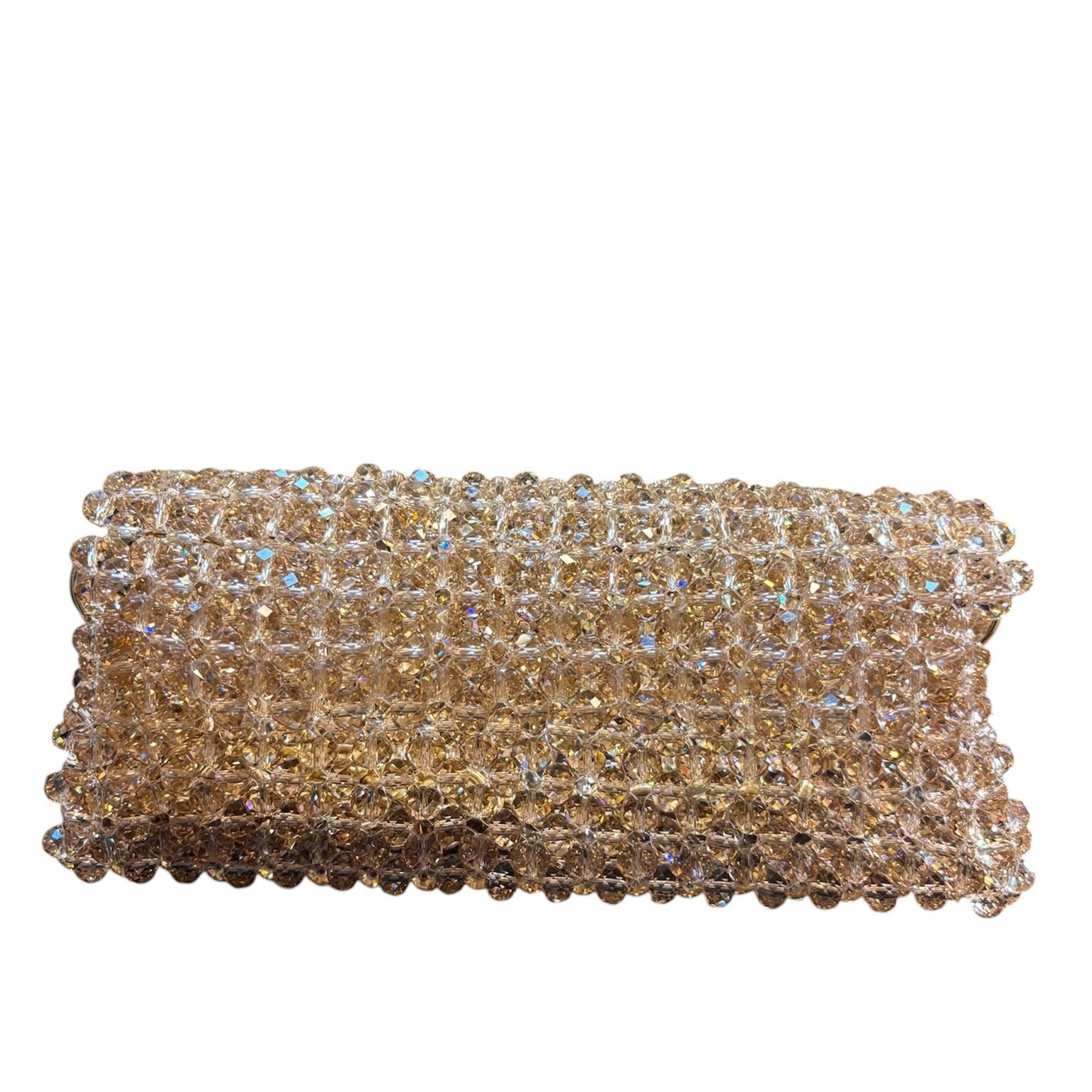 1PO0506-835 [PALERA MILANO] Jean's Selection - Santorini Champagne Gold Hardware 100cm #BGSASL-CB10X8 (EU)