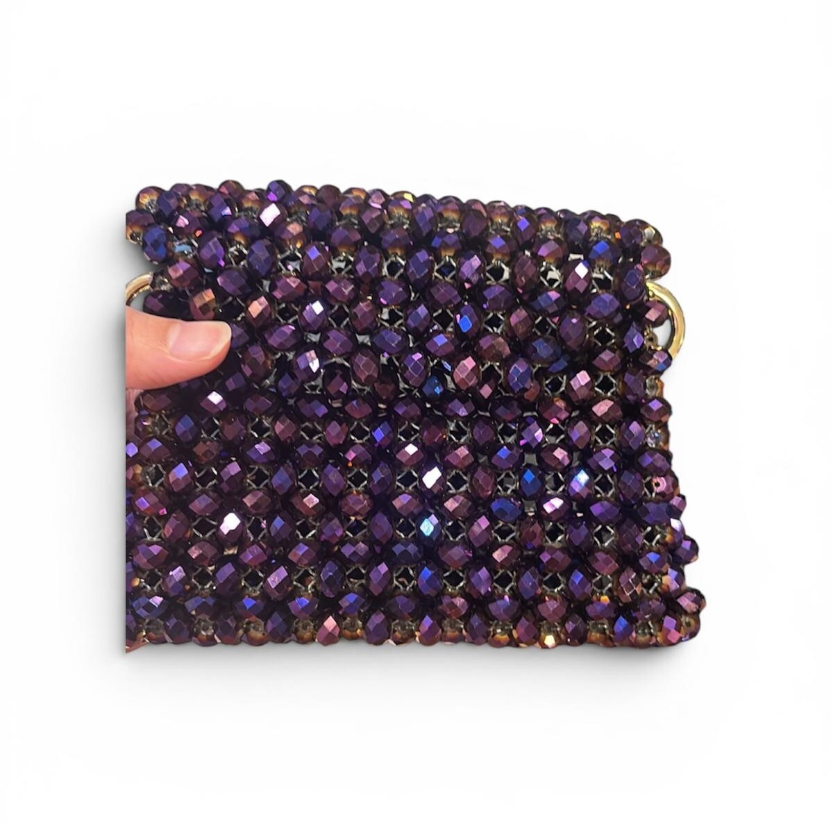 1PO0506-837 [PALERA MILANO] Jean's Selection - Mini Roma Purple Gold Hardware 100cm #BGMROU-C10X8A (EU)