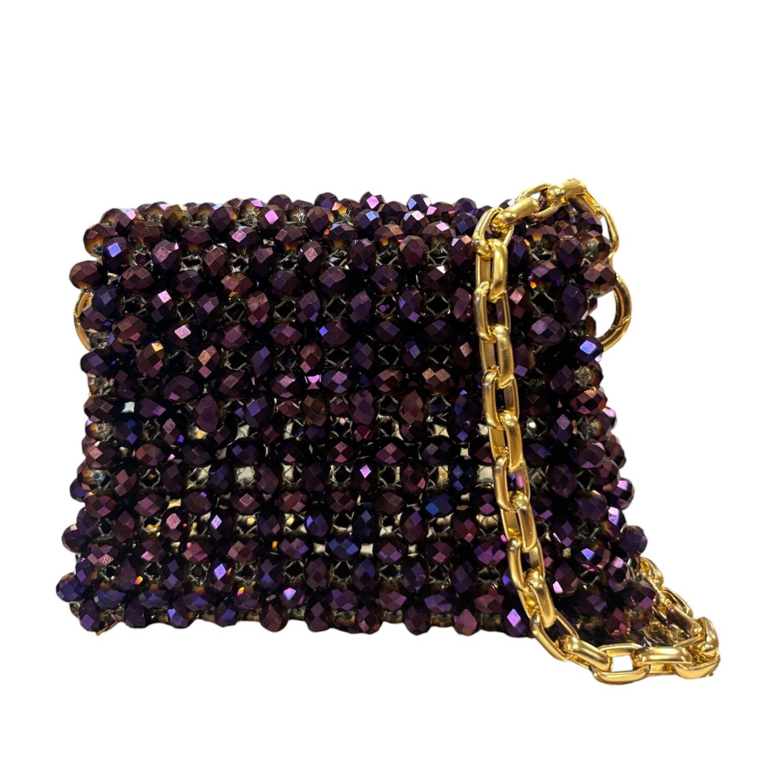 1PO0506-837 [PALERA MILANO] Jean's Selection - Mini Roma Purple Gold Hardware 100cm #BGMROU-C10X8A (EU)