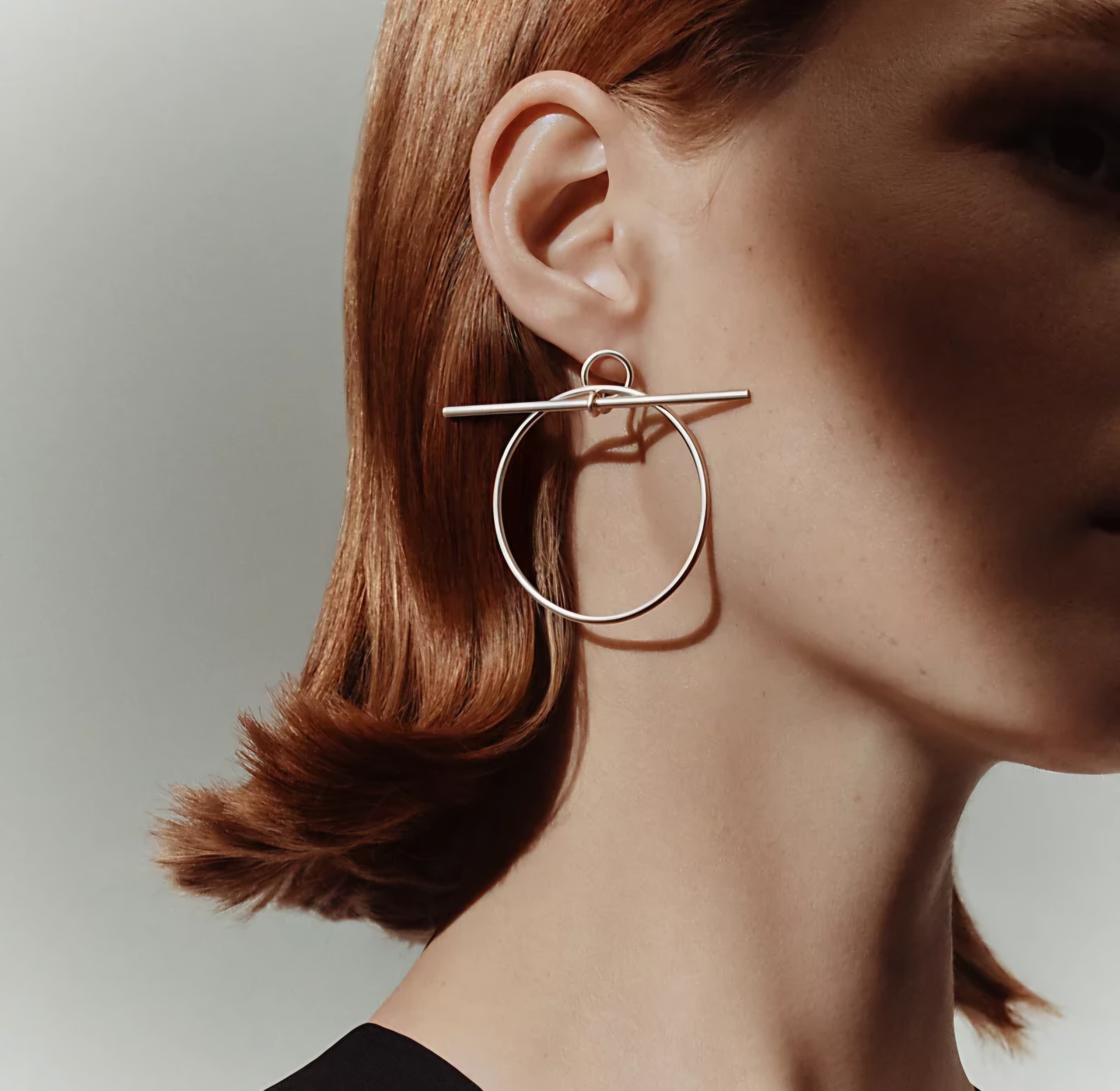 Hermes Loop Earrings, medium model