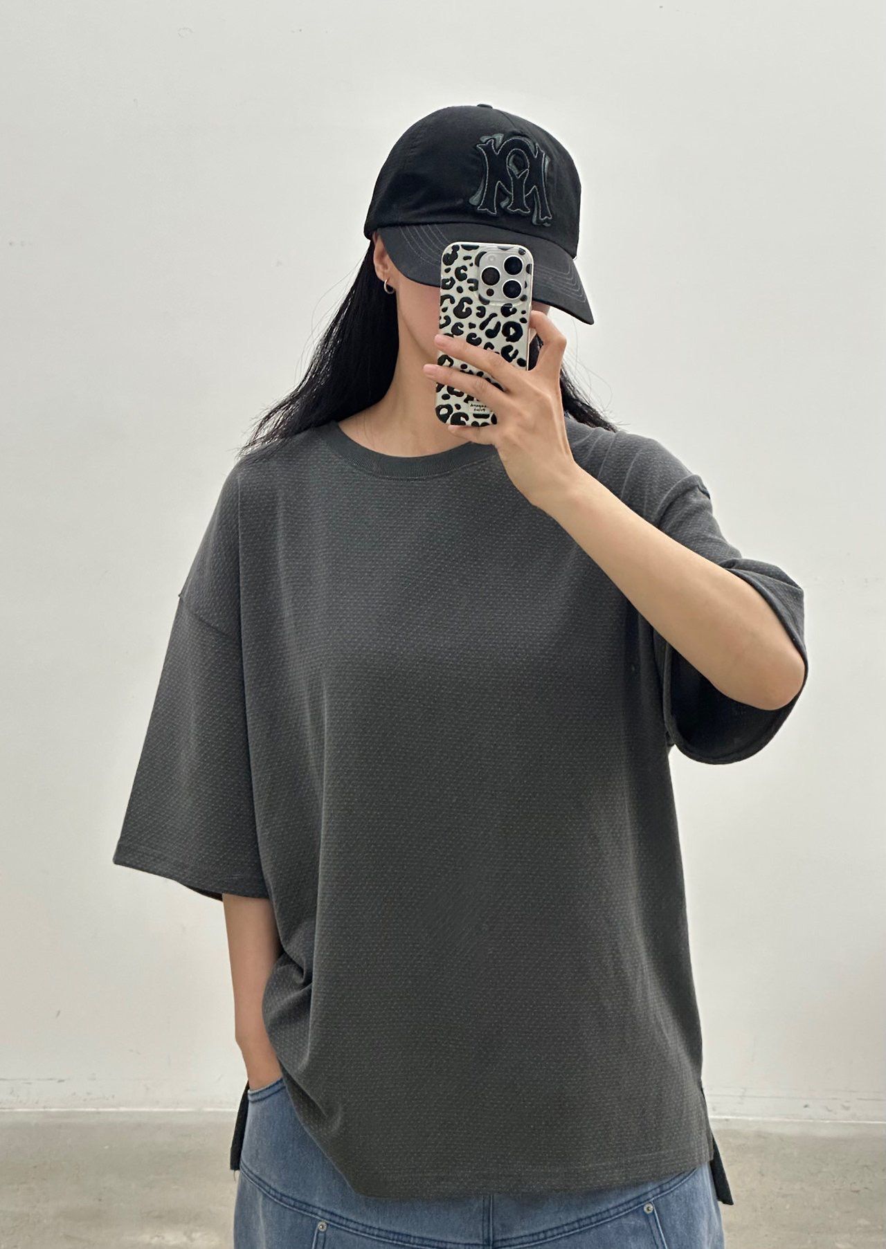 淨色暗紋短袖Tee 12GAUGE-070T