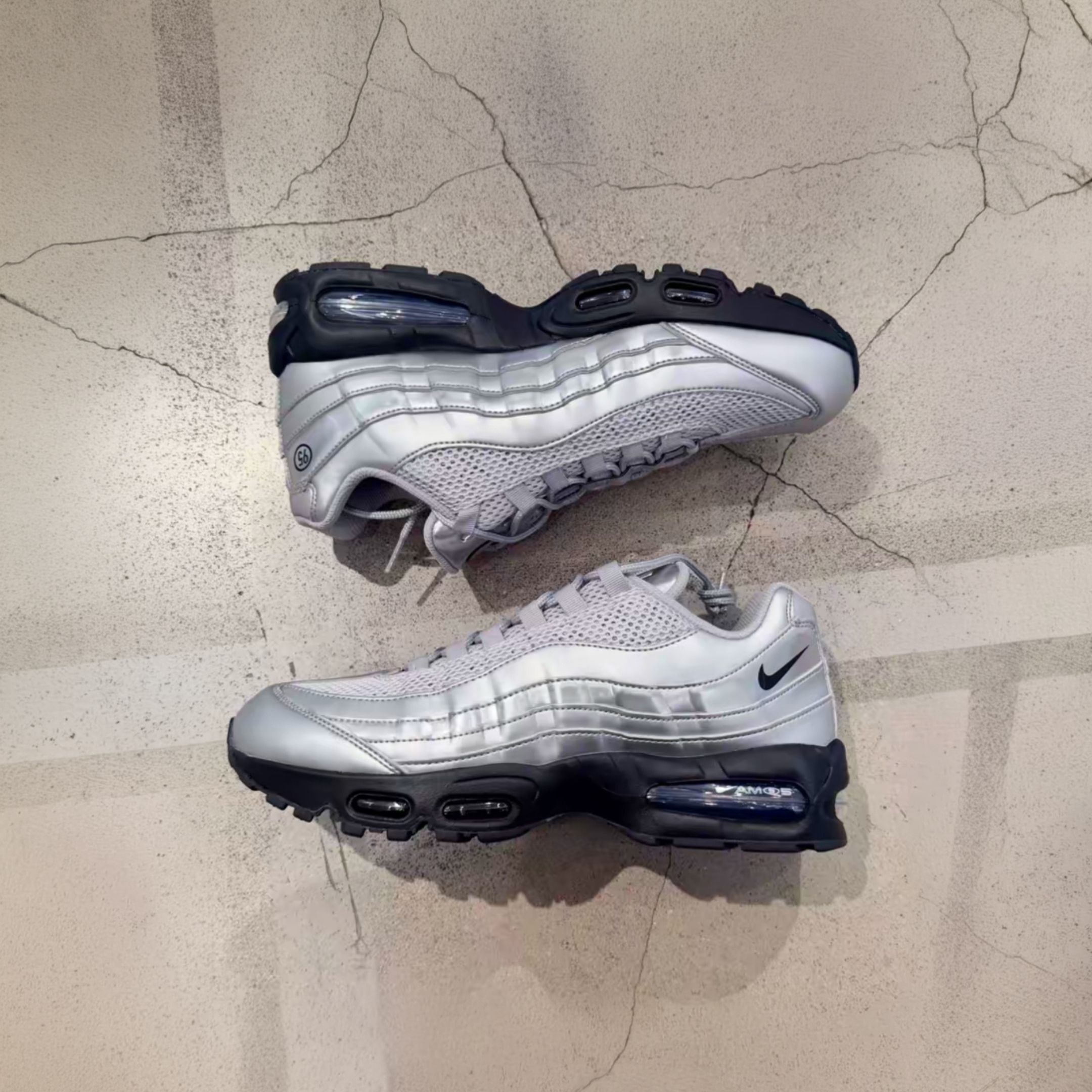 NICEDAY 代購 Nike Air Max 95 科技銀 黑色 經典 男女同款 IB6830-002