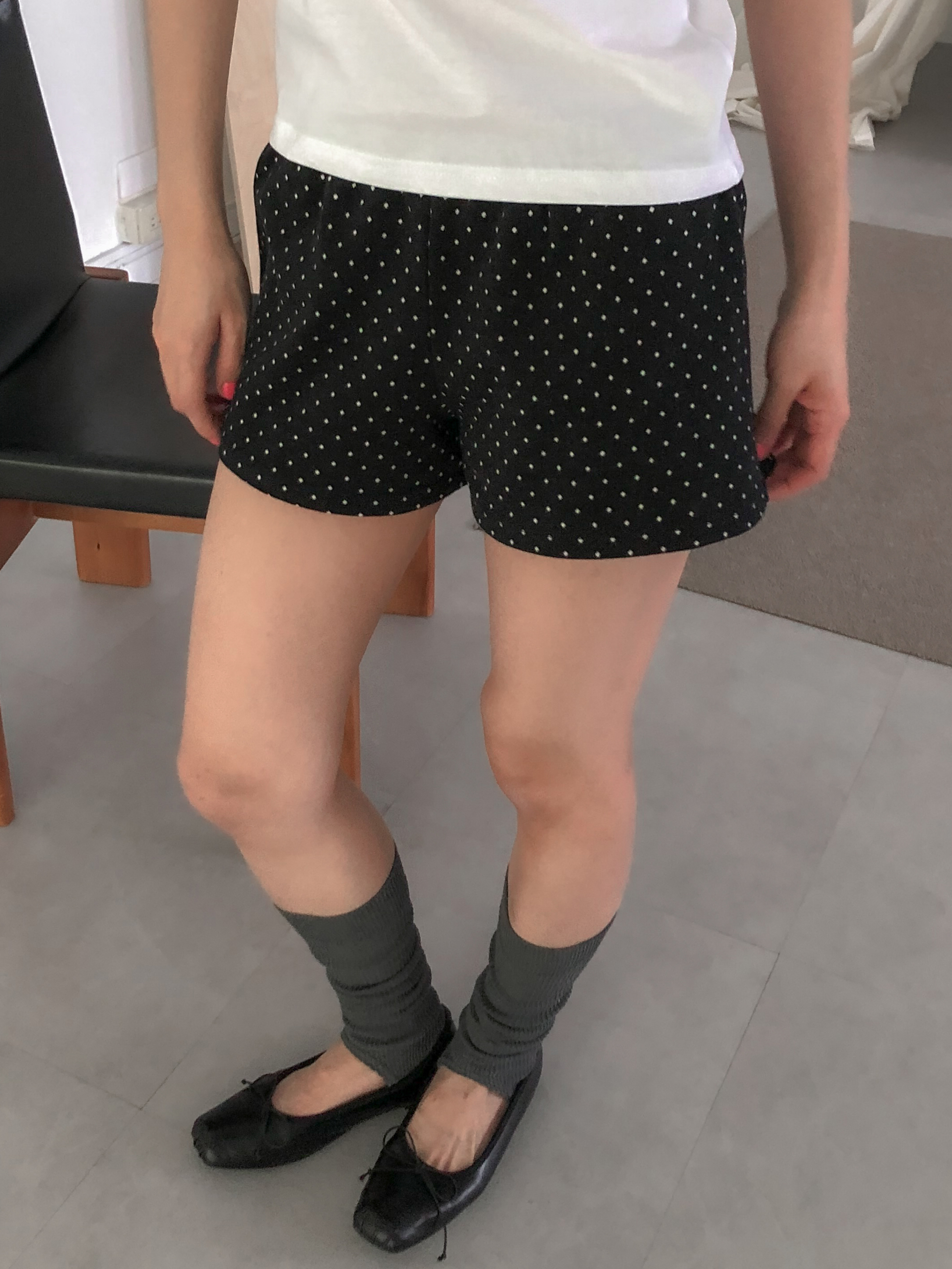 polka dot shorts #短褲