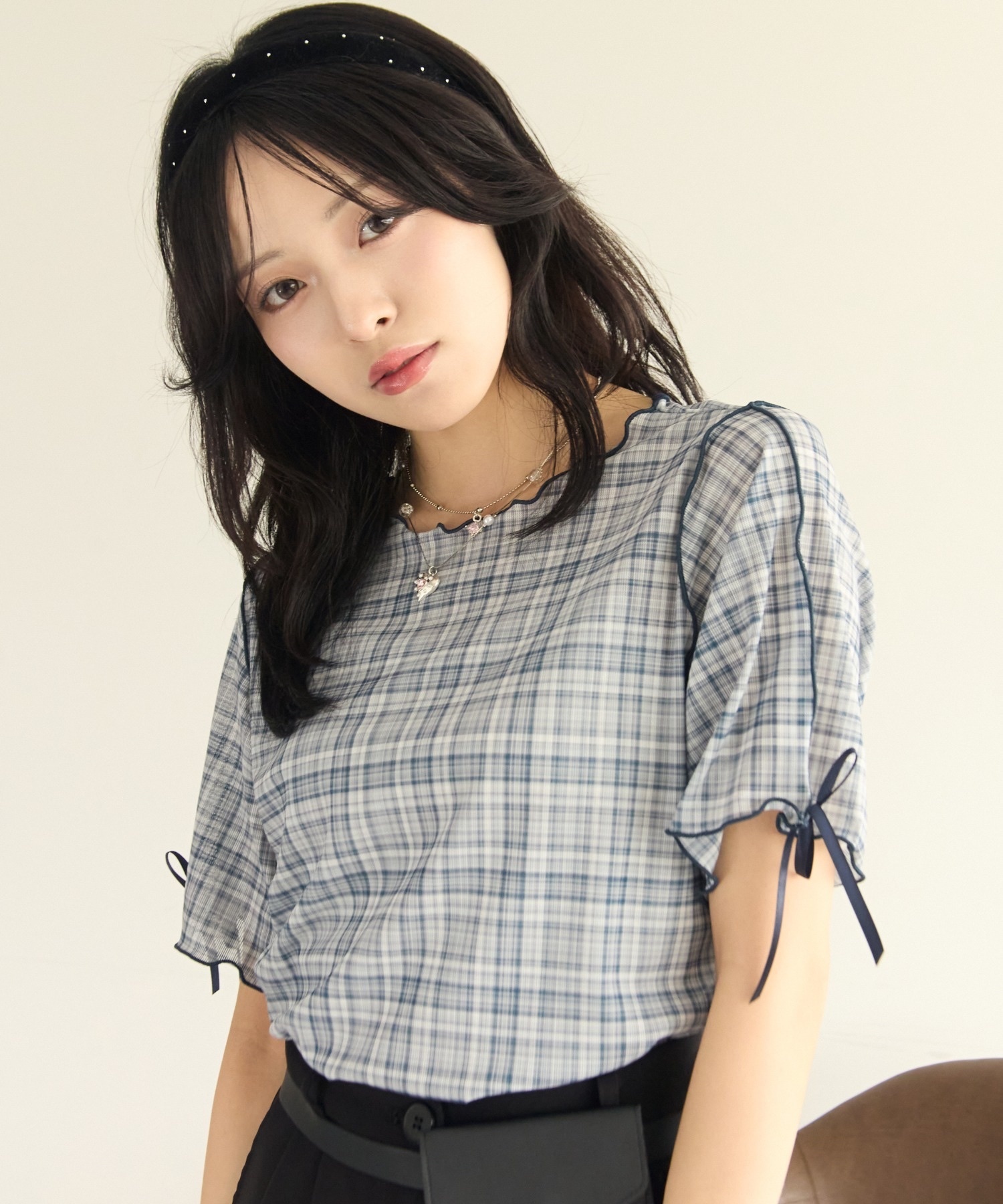 kutir / ribbon sheer mellow top