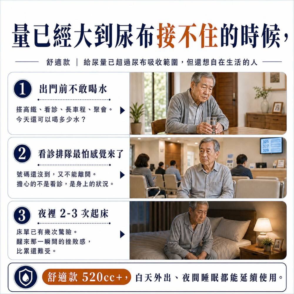 美國Threaded Armor速吸尿用內褲舒適款,適合嚴重漏尿、尿失禁照護與想減少紙尿布悶熱不適的使用者