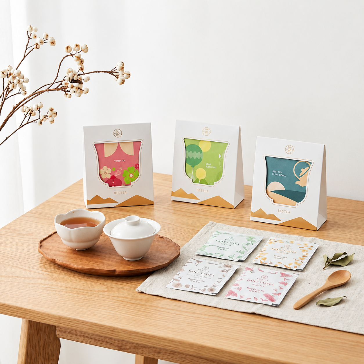 【 Joyful Choice/Blessing Tea Gift/Event Gift 】Yingying Liyue｜Customized Tea Bag Gift