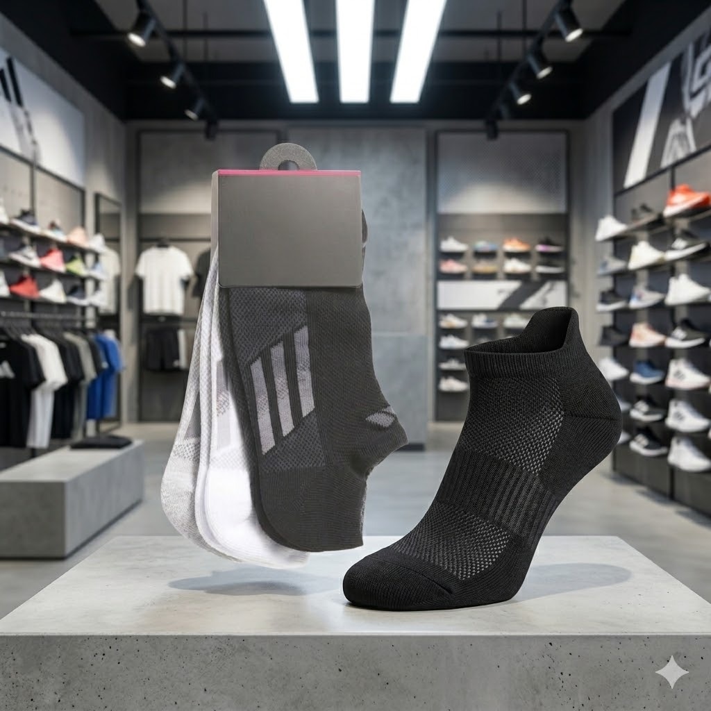【預購】ADIDAS Superlite H050626 女裝條紋船襪 3對裝