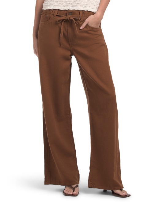 【預購】LEVIS H050627 女裝亞麻混紡直筒褲