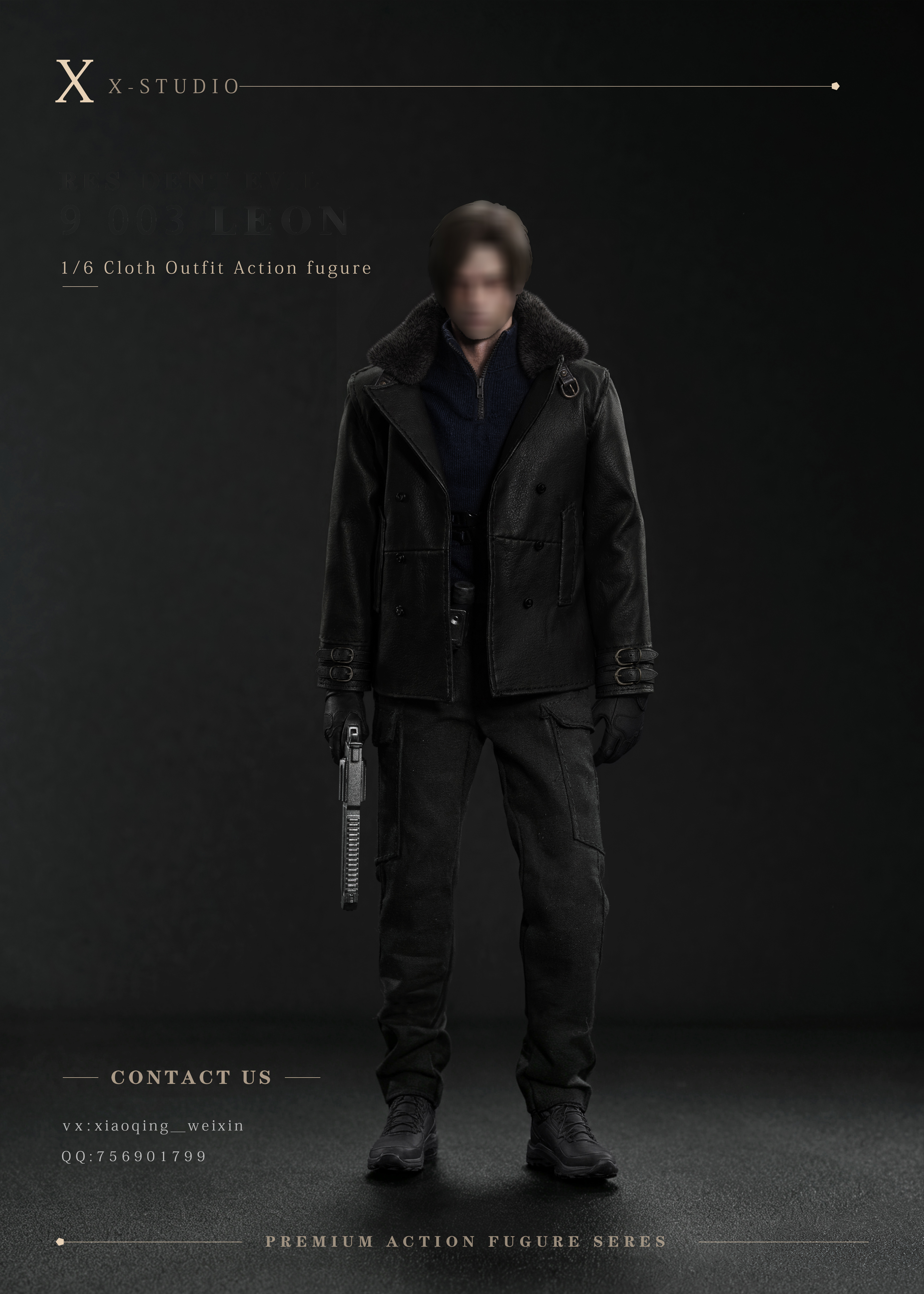 (Pre-Order) X-STUDIO- Bio 9-003 "Agent Kennedy " 1/6 Scale Cloth Outfit Action Figure