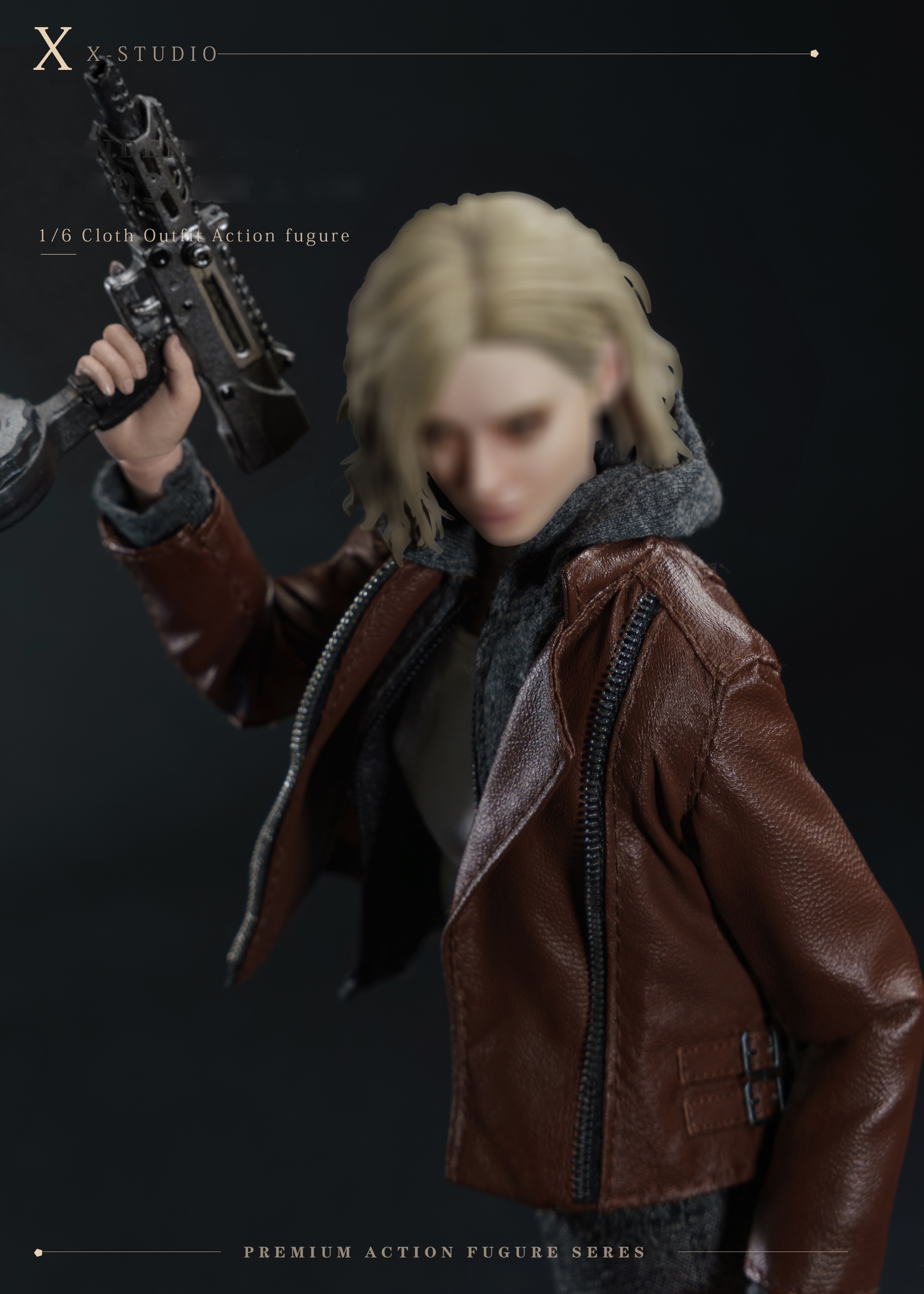 X-STUDIO- Bio 9-003 Female FBI 1/6 Scale Cloth Outfit A