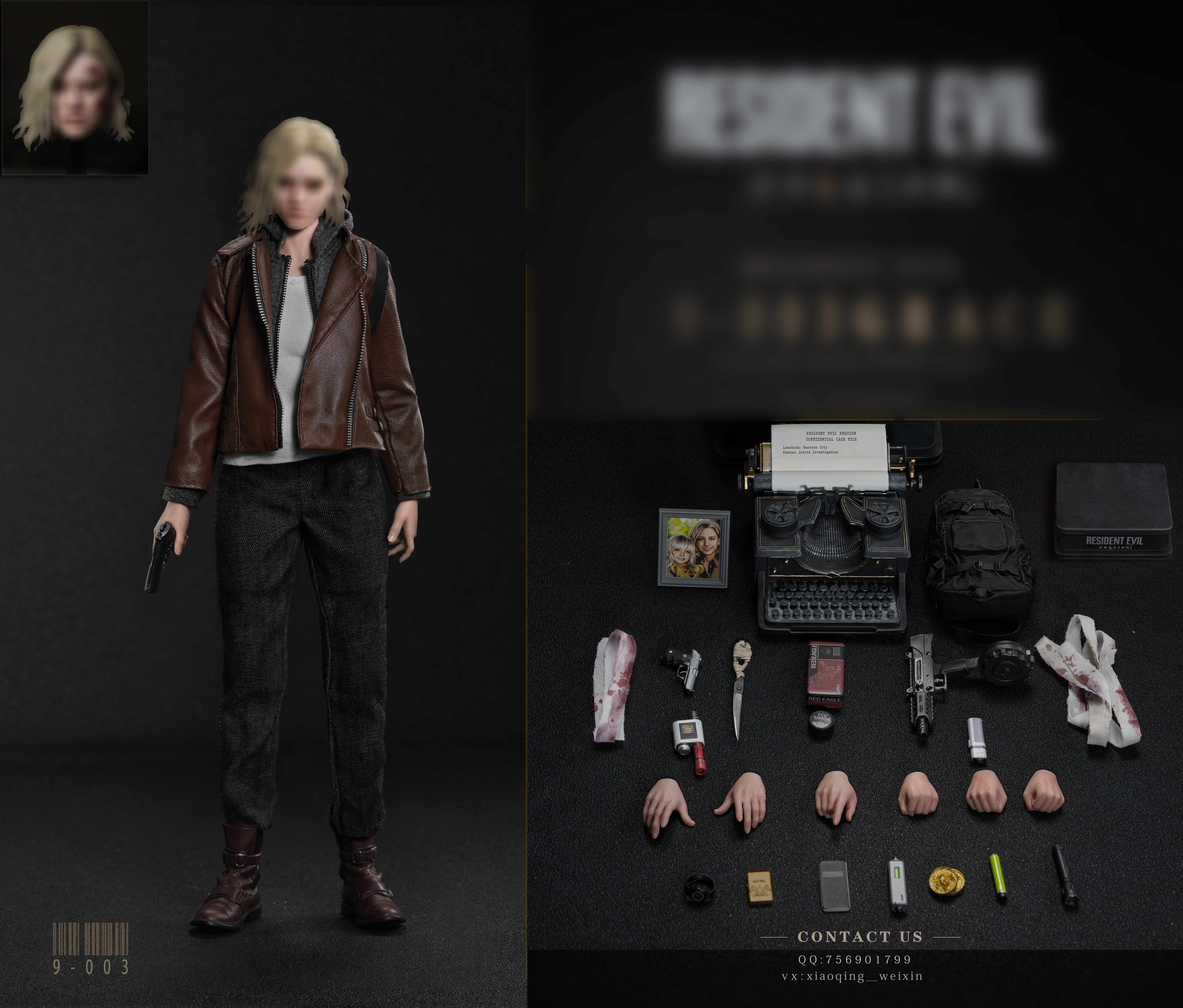 X-STUDIO- Bio 9-003 Female FBI 1/6 Scale Cloth Outfit A