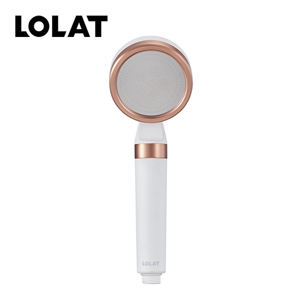 LOLAT單段雙過濾除氯蓮蓬頭-白色HS601W