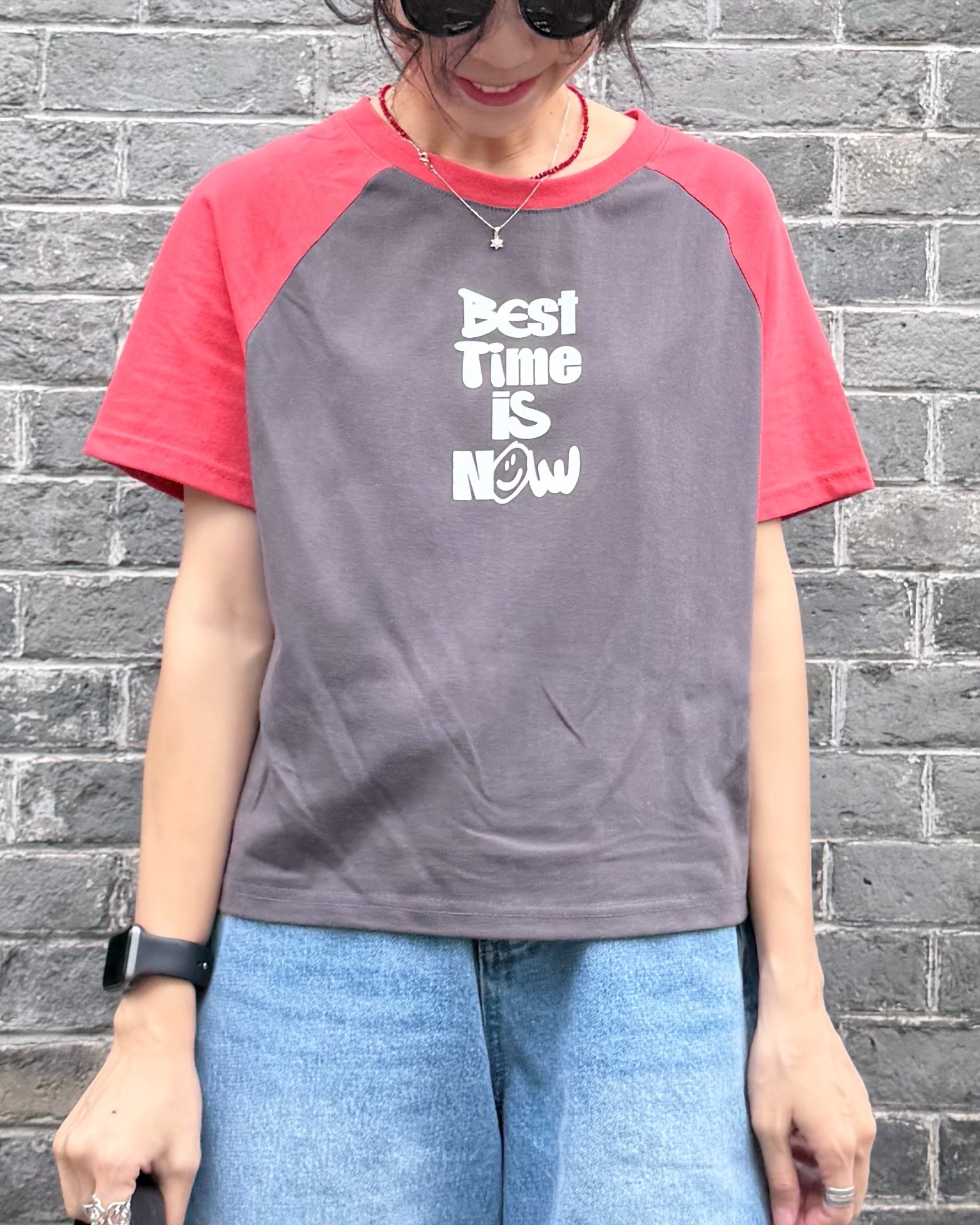 5月新品♥牛角英文字Tee