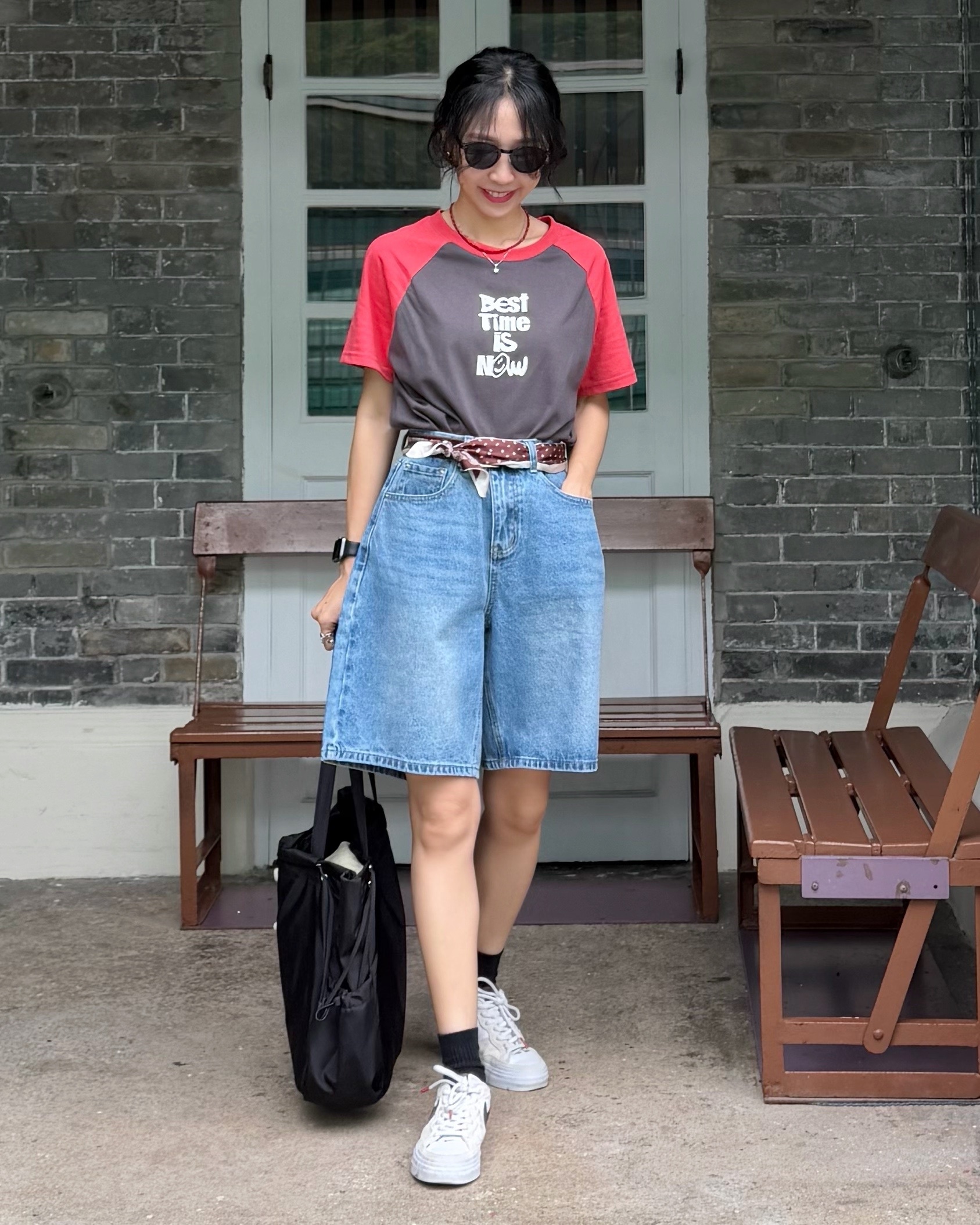 5月新品♥牛角英文字Tee