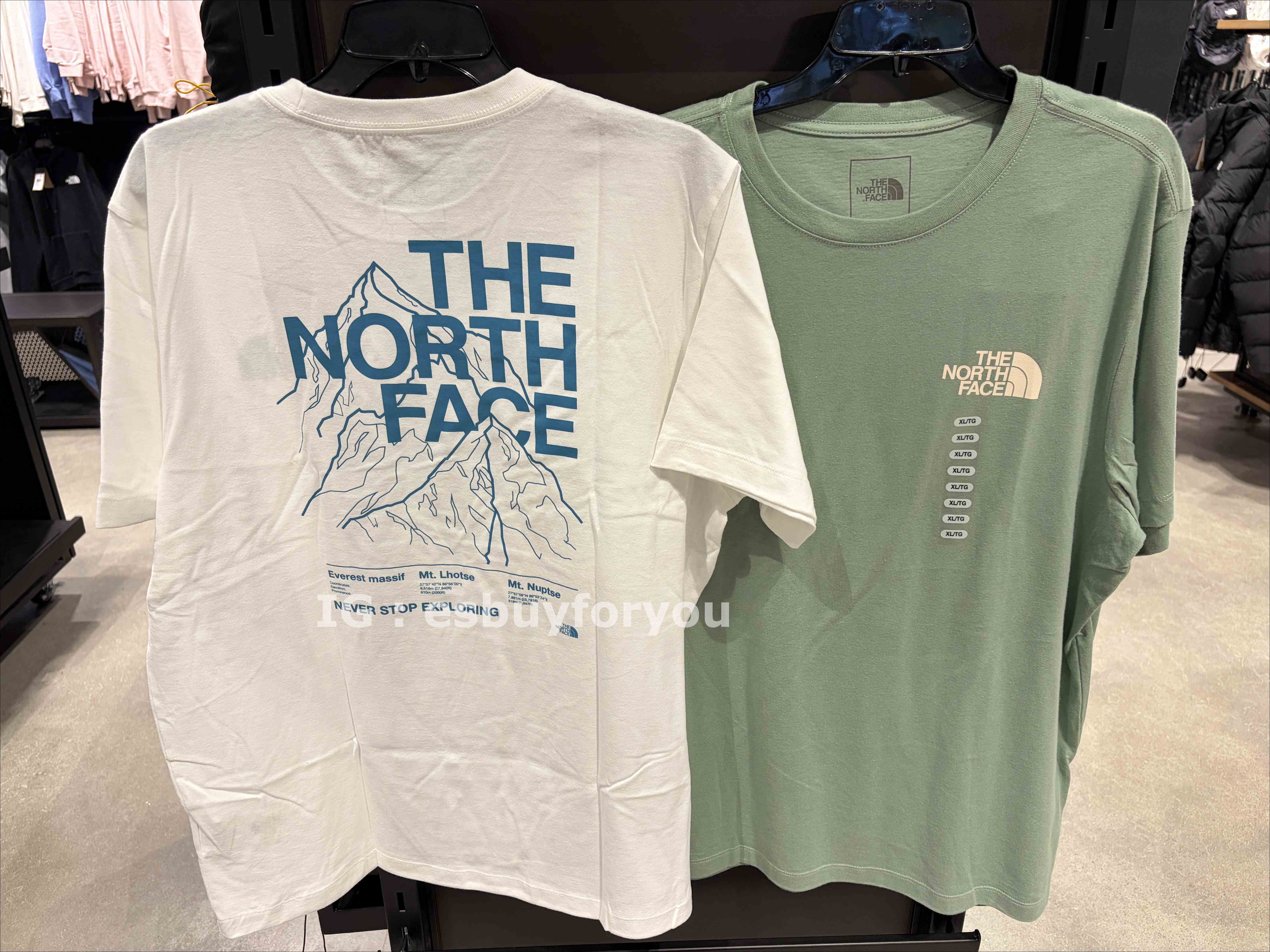THE NORTH FACE 男大人 正反 雪山圖案 短TEE (2色)