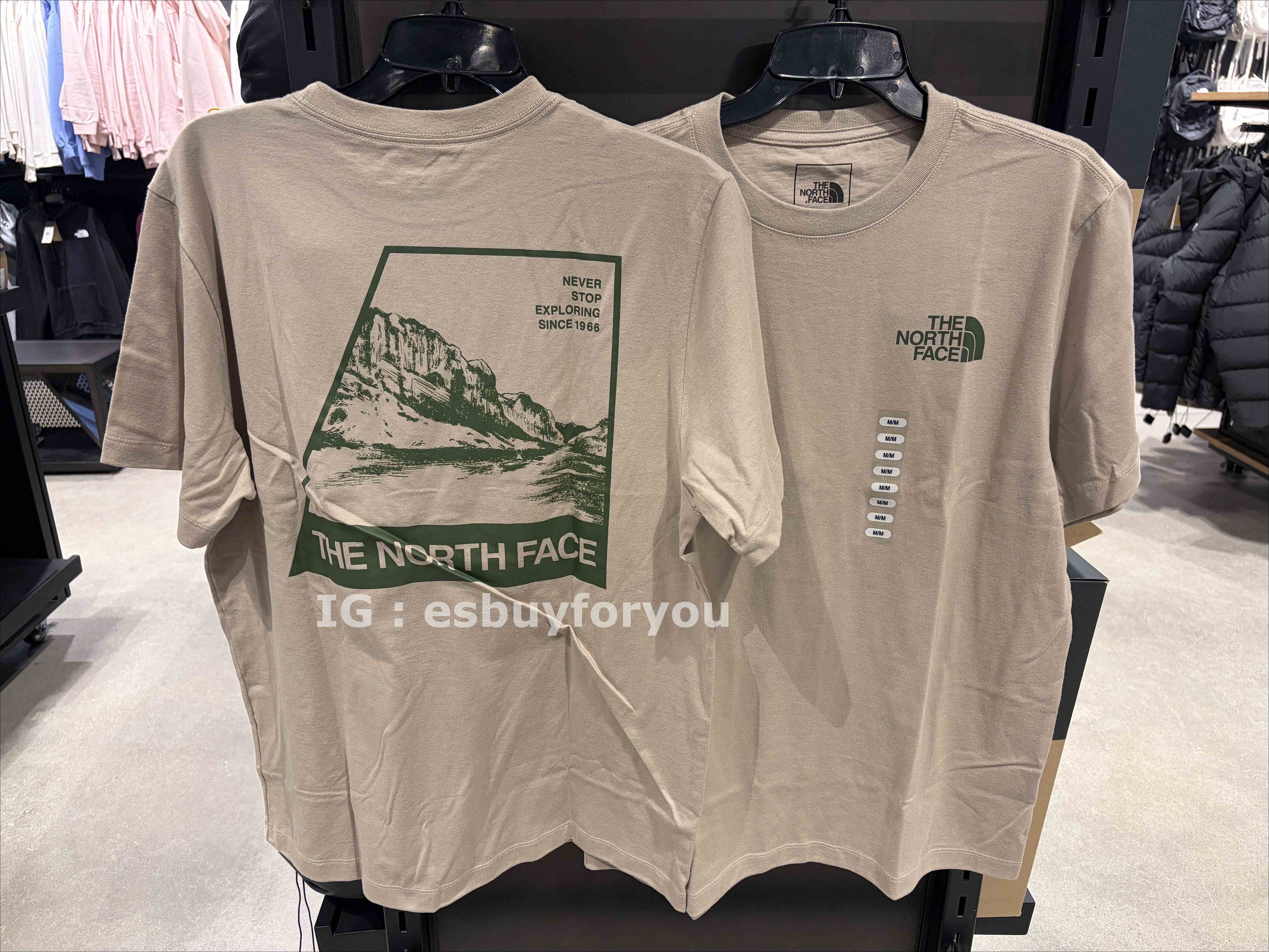 THE NORTH FACE 男大人 正反 山脈圖案 短TEE (3色)