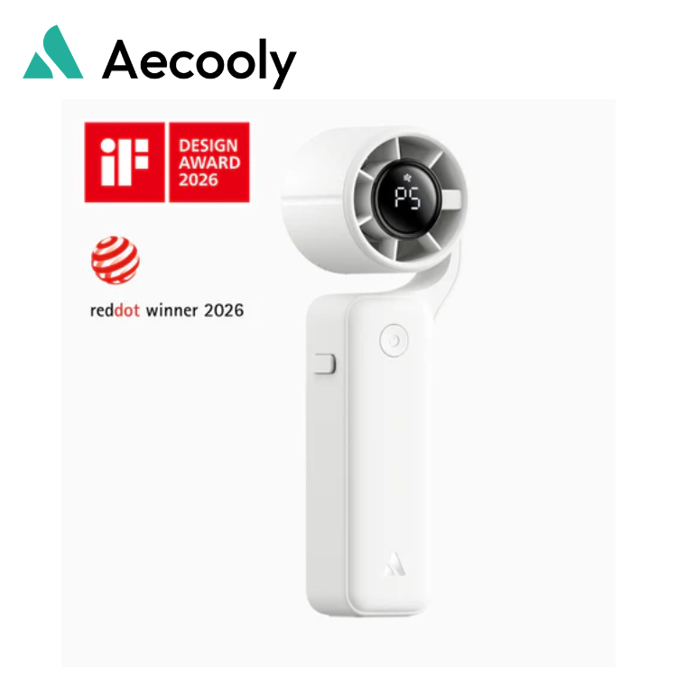 Aecooly 3合1便攜式風扇 Air Gimbal PF04 - 白色