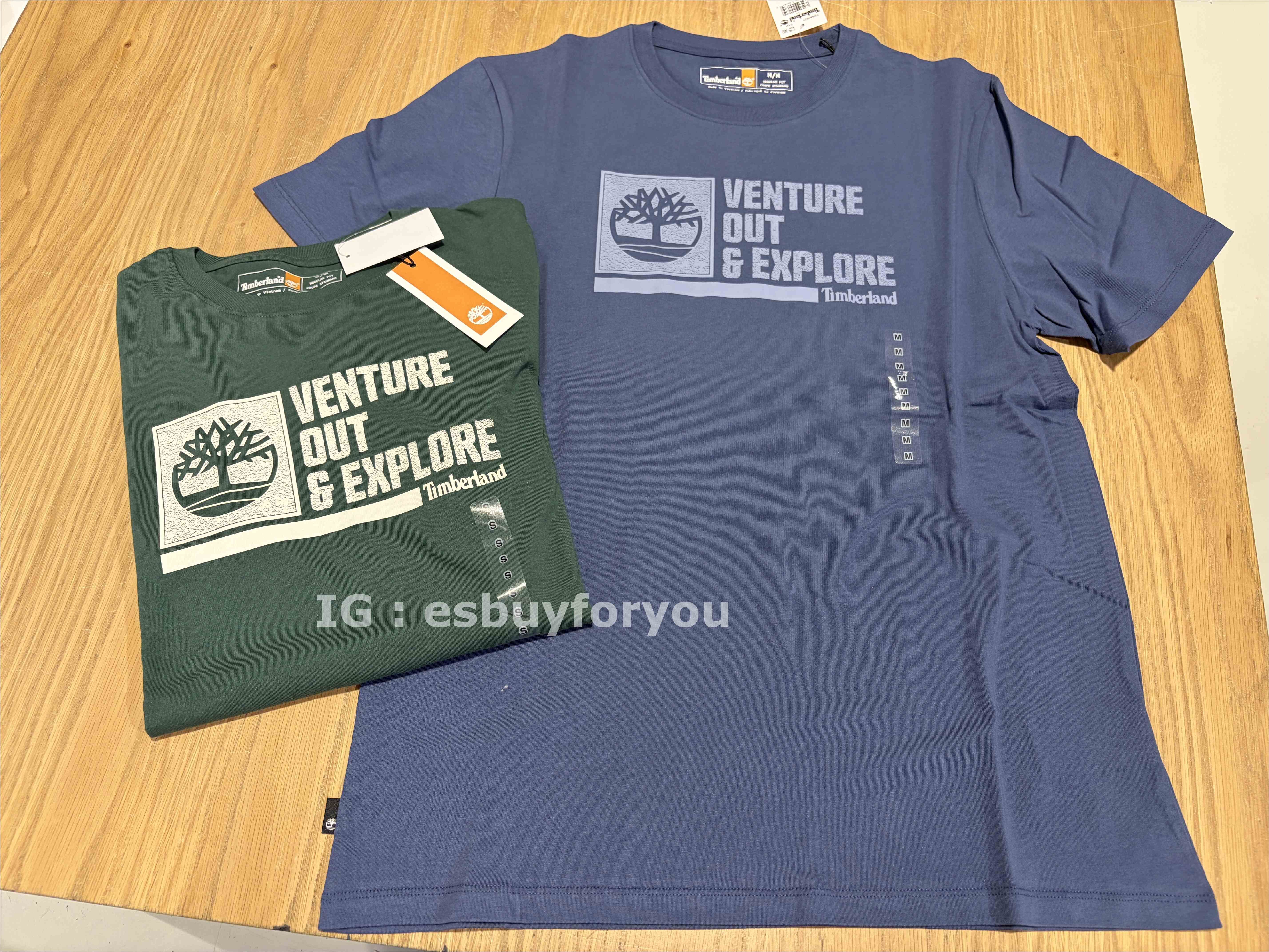 Timberland 大人 造型LOGO 短TEE (2色)