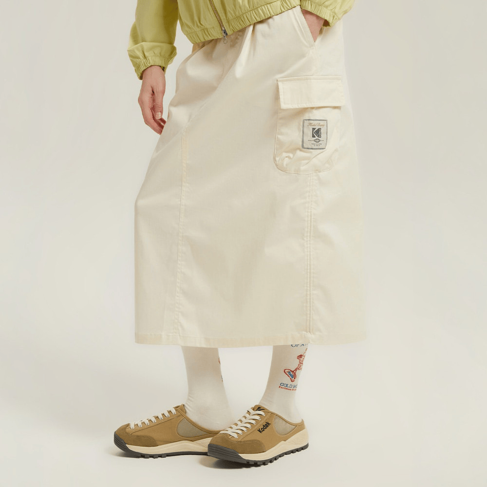 【連線超抵🇰🇷韓國買都接近$800】 Kodak｜K6222LSKQ1 Kodak Company Clean Cotton Cargo Long Skirt [3 colors] 💛關鍵字：K1474