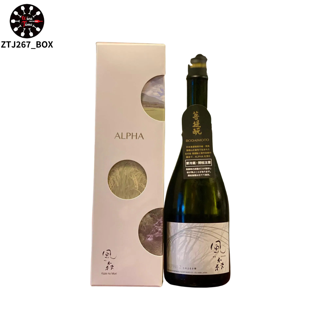 風之森 ALPHA 2 極上奢華 (この上なき華) 菩提酛 無濾過生原酒 (禮盒裝) 720ml