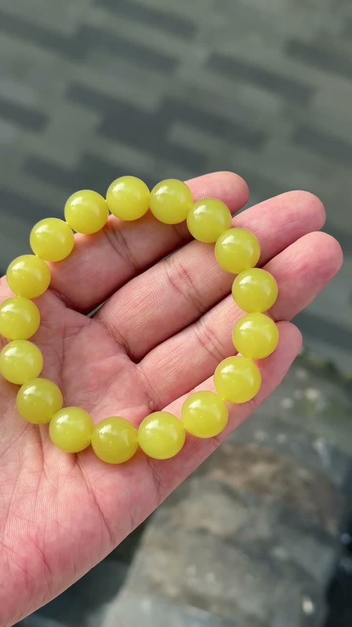 和田玉手串 (12.5mm直徑),天然和田玉軟玉