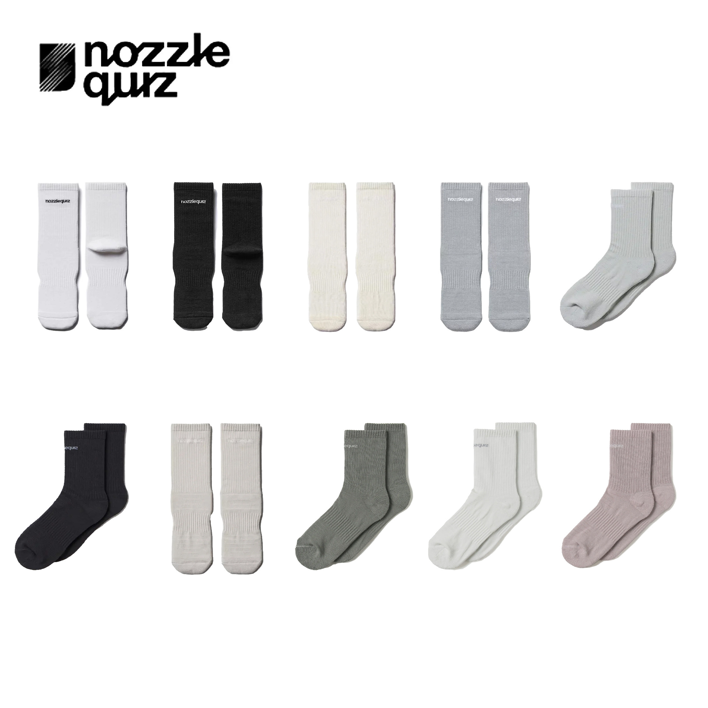 nozzle quiz 後研設計 / Essential 基本款抗菌舒適長襪