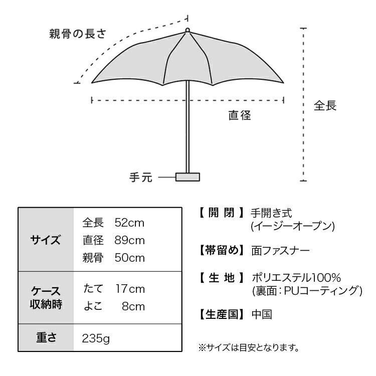 WPP037-SA24 WPC Wpc.× Sanrio mini UMBRELLA *折實滿$499包順豐智能櫃*75live