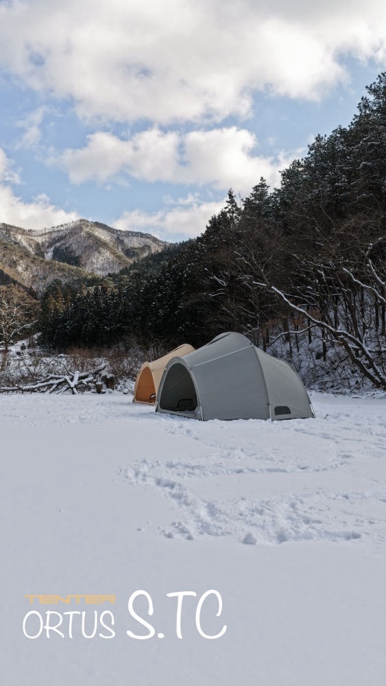 TENTER｜ORTUS S TC 2026ver.｜ 科技棉帳篷｜大全配｜沙色