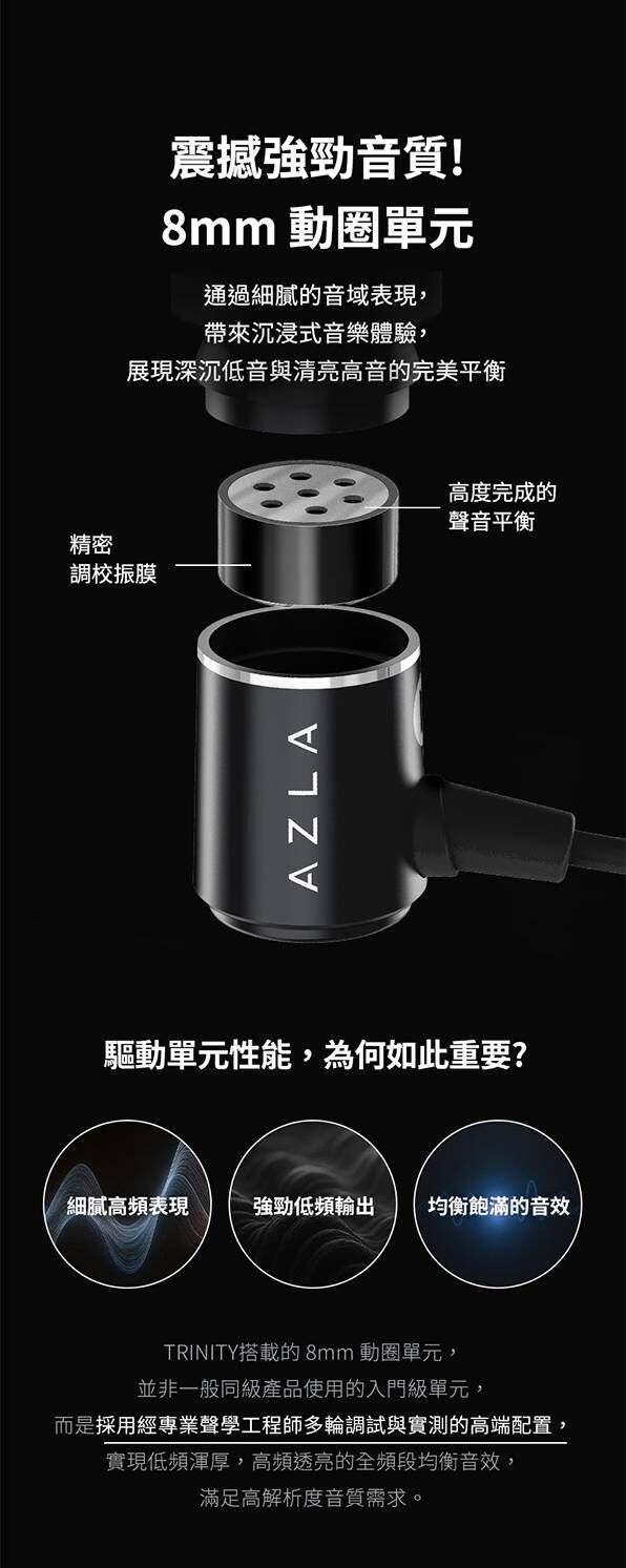 AZLA Trinity 入耳式耳機