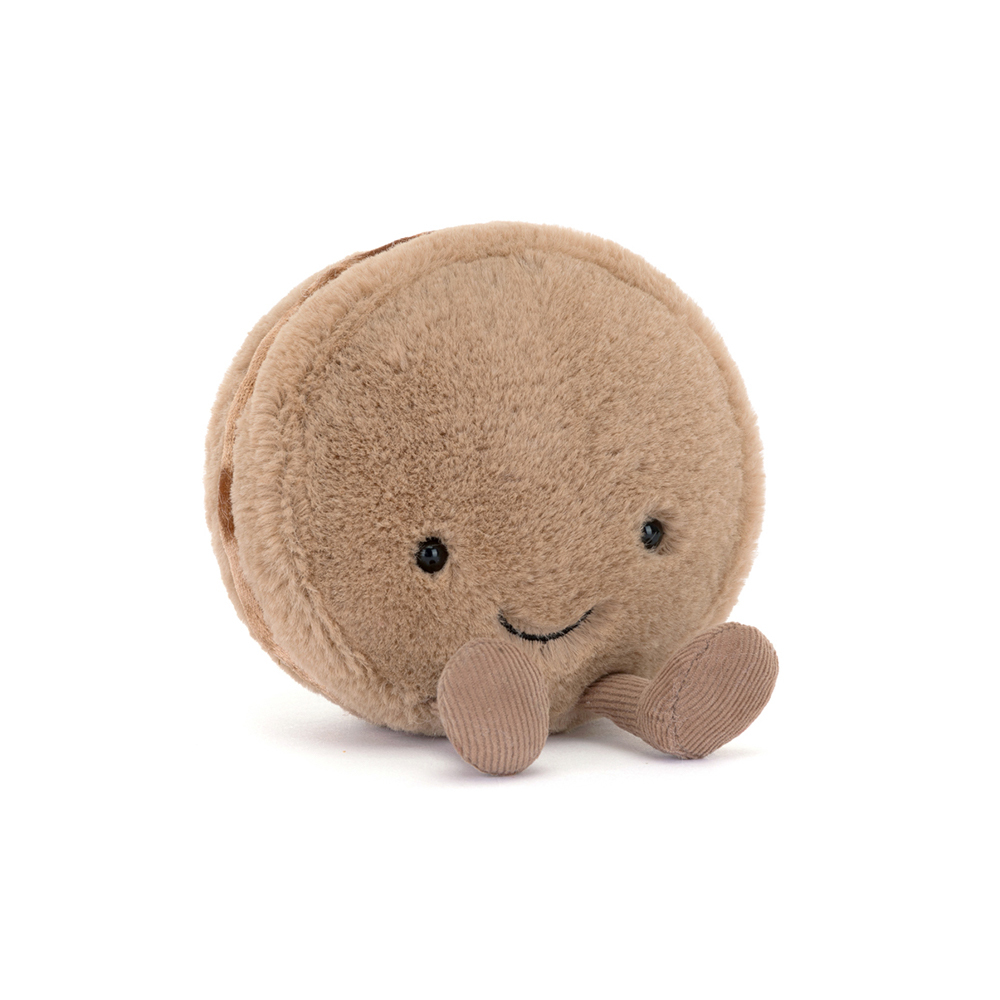 Jellycat Amuseable Mona Macaron 趣味巧克力棕馬卡龍(10cm)