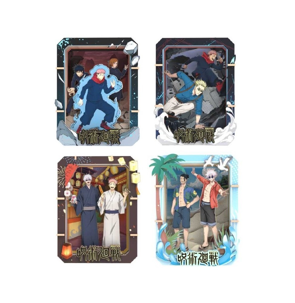 PUREMIND 咒術迴戰 木拼壓克力場景組盲盒(4款4入) 2757VA-BOX