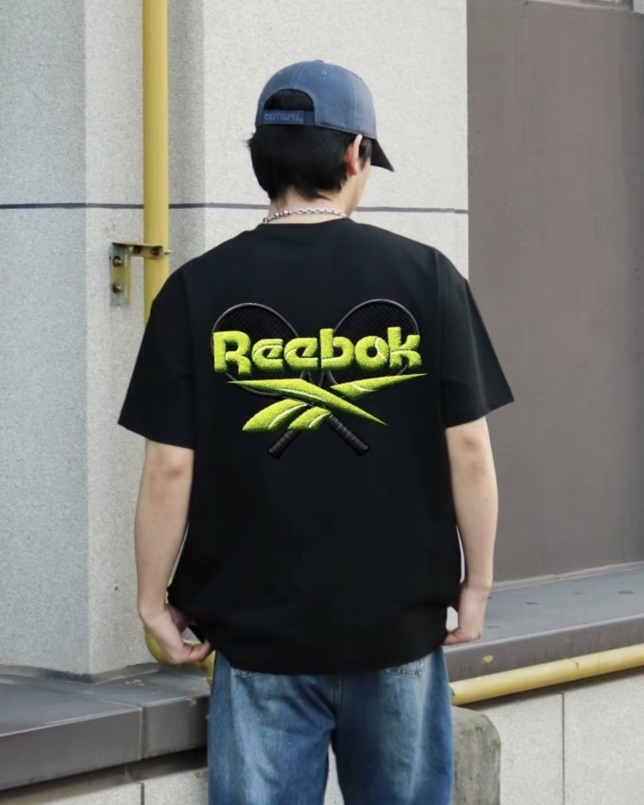 #預購 Reebok 280G 美式重磅 網球刺繡 純棉休閒 圓領短踢 四色